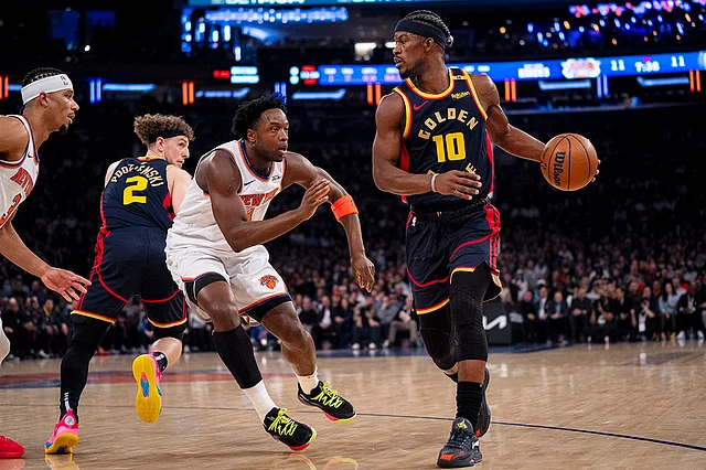 NBA 2024-25: Golden State Warriors forward Jimmy Butler III | Photo: AP/Angelina Katsanis